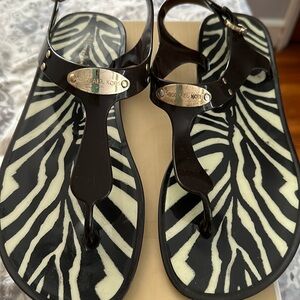 Michael kors jelly  sandals size 8